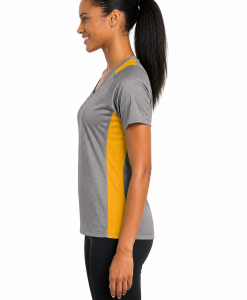 Alternative view of Sport-Tek Ladies Colorblock V-Neck Tee