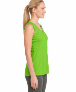 Alternative view of Sport-Tek Ladies Sleeveless V-Neck Tee