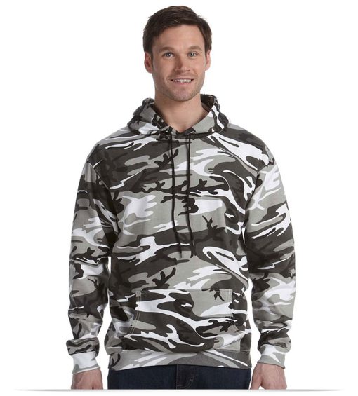 Design Code Five Camouflage Pullover Hooded Sweatshirt