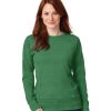 Embroidered Anvil Ladies Crewneck Sweatshirt