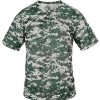 Custom Badger Sport Two-Button Camo Jersey