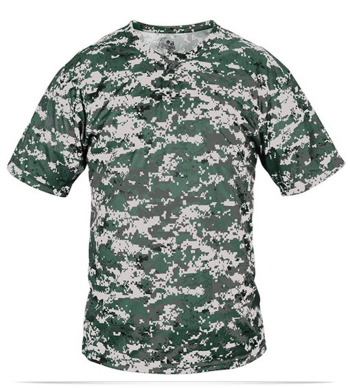 Custom Badger Sport Two-Button Camo Jersey