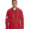 Customize Adidas Golf Men’s Climalite Colorblock V Neck Wind Shirt