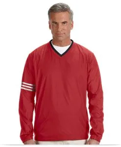 Customize Adidas Golf Men’s Climalite Colorblock V Neck Wind Shirt