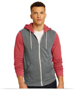 Alternative Colorblock Rocky Eco-Fleece Zip Hoodie