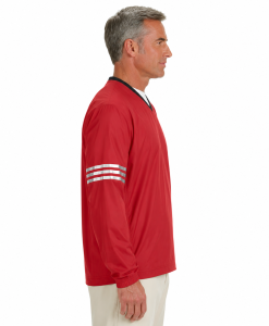 Alternative view of Adidas Golf Men's climalite Colorblock V-Neck Wind Shirt