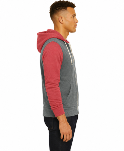 Alternative view of Alternative Colorblock Rocky Eco-Fleece Zip Hoodie