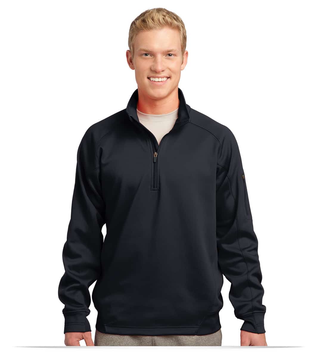 Sport-Tek Tech Fleece 1/4-Zip Pullover with Custom Logo at AllStar