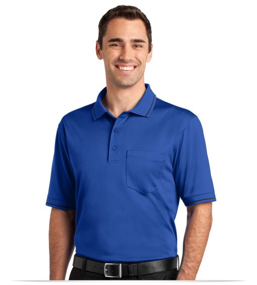 Customize Corner Stone Snag-Proof Tipped Pocket Polo