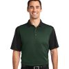 Customize Logo Corner Stone Snag-Proof Blocked Polo