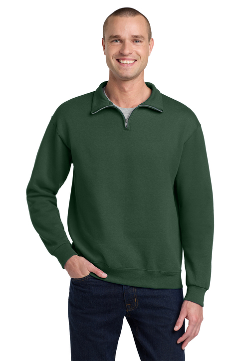 JERZEES NuBlend 1/4-Zip Cadet Collar Sweatshirt - Image 5