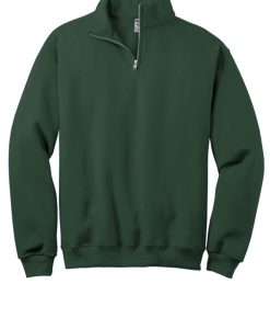Alternative view of JERZEES NuBlend 1/4-Zip Cadet Collar Sweatshirt