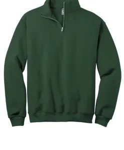 Alternative view of JERZEES NuBlend 1/4-Zip Cadet Collar Sweatshirt