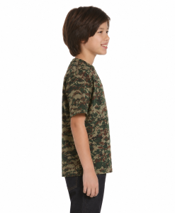 Alternative view of Code Five Youth Camouflage T-Shirt