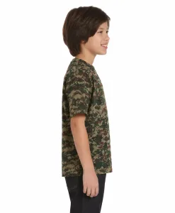 Alternative view of Code Five Youth Camouflage T-Shirt