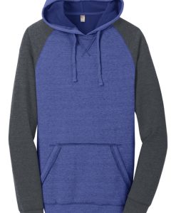 Alternative view of Customize District Lightweight Fleece Raglan Hoodie