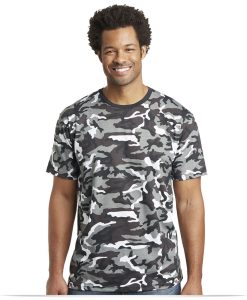 Design District Men's Camo Crew Tee