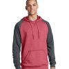 Embroidered District Lightweight Fleece Raglan Hoodie