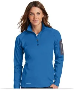 Customize Eddie Bauer Ladies 1/2-Zip Performance Fleece Jacket