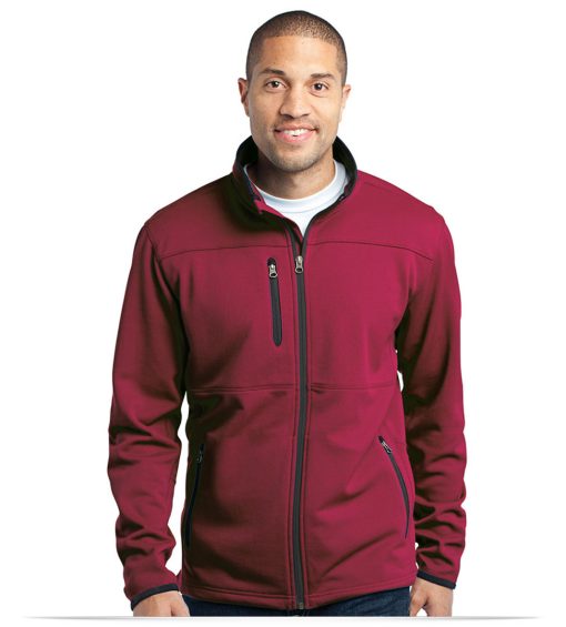 Custom Logo Pique Fleece Jacket