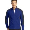 Custom Logo Port Authority Colorblock Microfleece Jacket