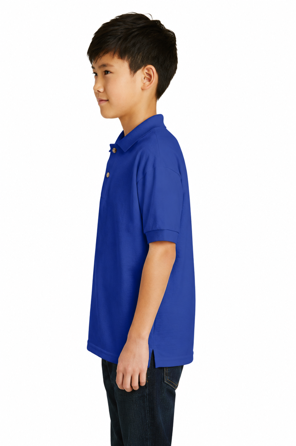 Gildan Youth Jersey Knit Sport Shirt - Image 3