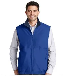 Custom Logo on Port Authority Reversible Charger Vest