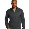 Customize Port Authority Textured 1/4-Zip Pullover