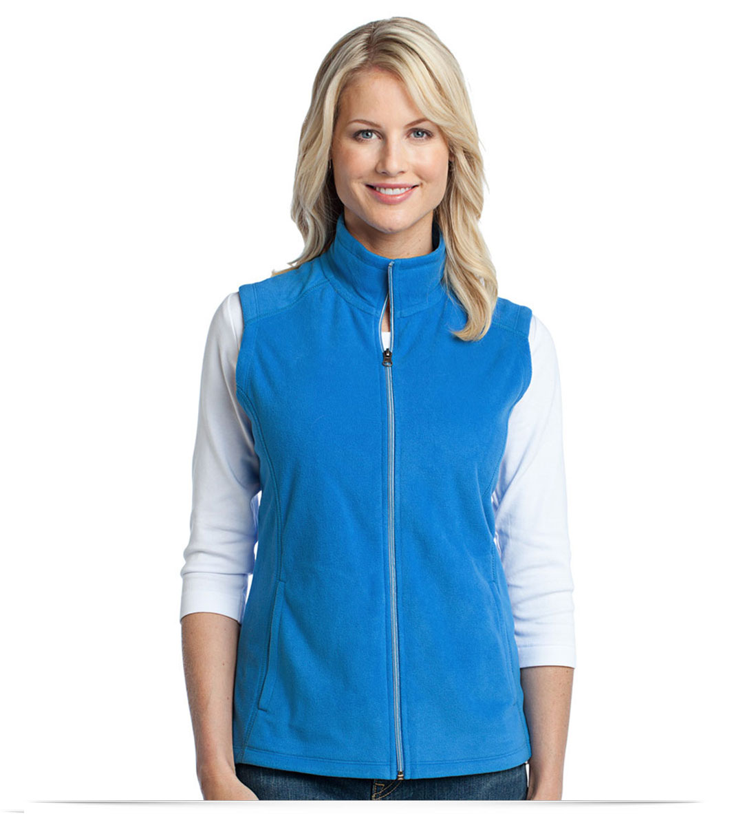 Embroidered Port Authority Ladies Microfleece Vest Embroidered Port Authority Ladies Microfleece Vest