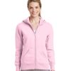 Embroidered Sport-Tek Ladies Full-Zip Hooded Fleece Jacket