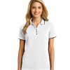 Customize Port Authority Ladies Rapid Dry Tipped Polo