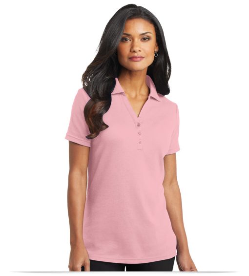 Customize Port Authority Ladies Silk Touch Interlock Polo