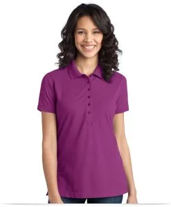 Customize Port Authority Ladies Stretch Pique Polo