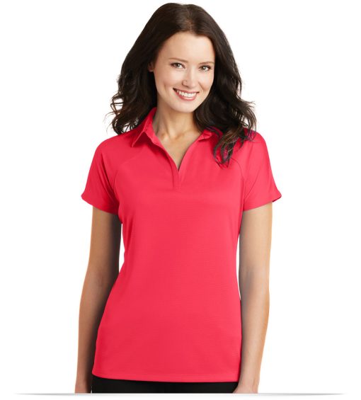 Personalized Port Authority Ladies Crossover Raglan Polo