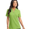 Personalized Port Authority Ladies EZCotton Pique Polo