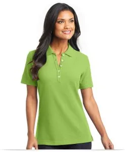 Personalized Port Authority Ladies EZCotton Pique Polo