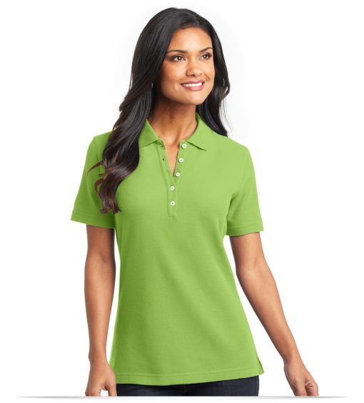 Personalized Port Authority Ladies EZCotton Pique Polo