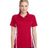 Sport-Tek Ladies Micro-Mesh Colorblock Polo