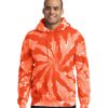 Custom Port Tie-Dye Hooded Pullover