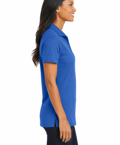 Alternative view of Port Authority Ladies Cotton Performance Polo