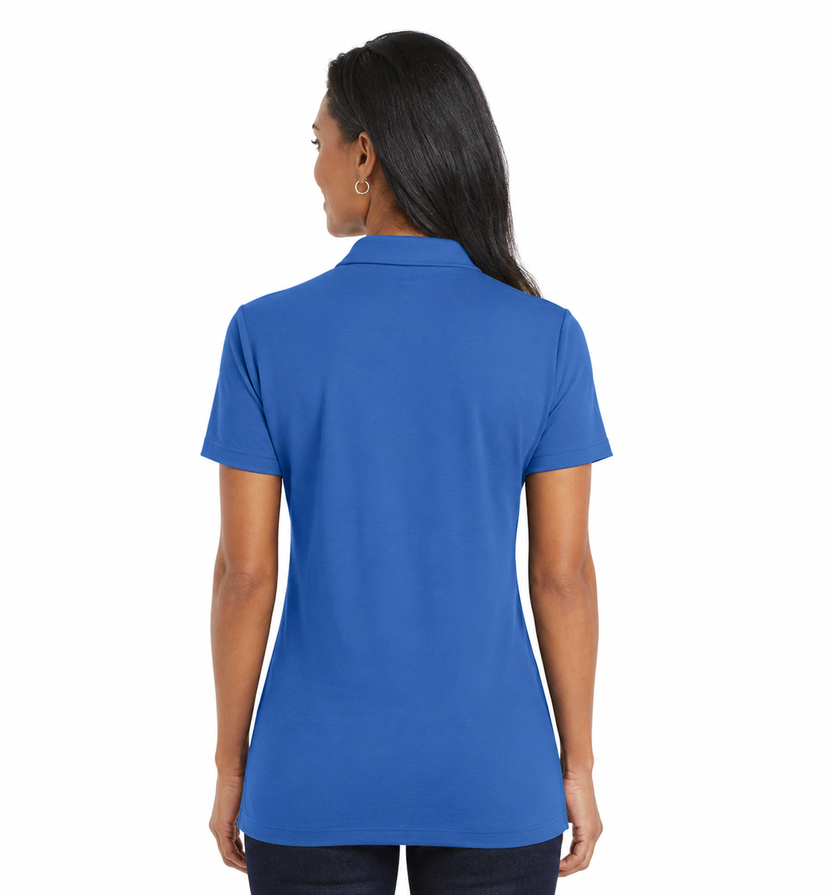 Port Authority Ladies Cotton Performance Polo - Image 4
