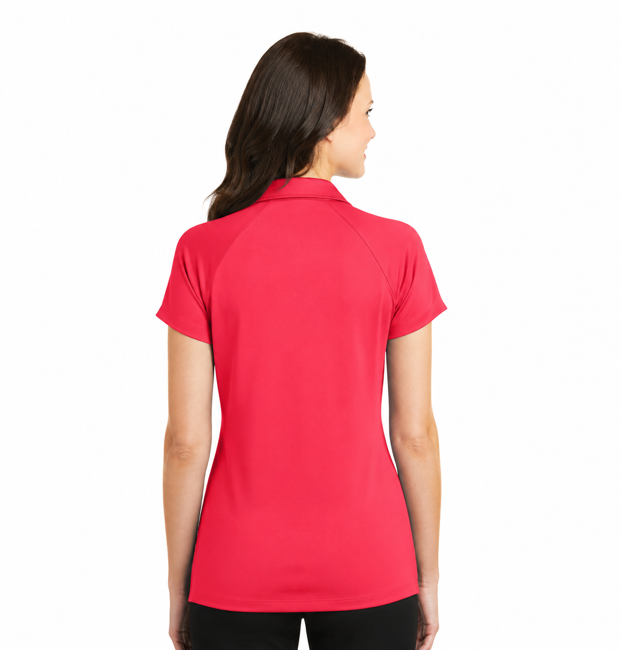 Port Authority Ladies Crossover Raglan Polo - Image 4