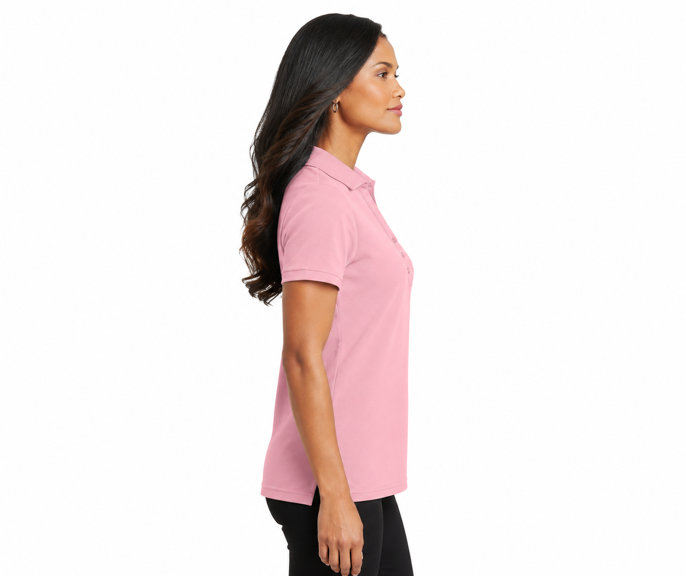 Port Authority Ladies Silk Touch Interlock Polo - Image 3