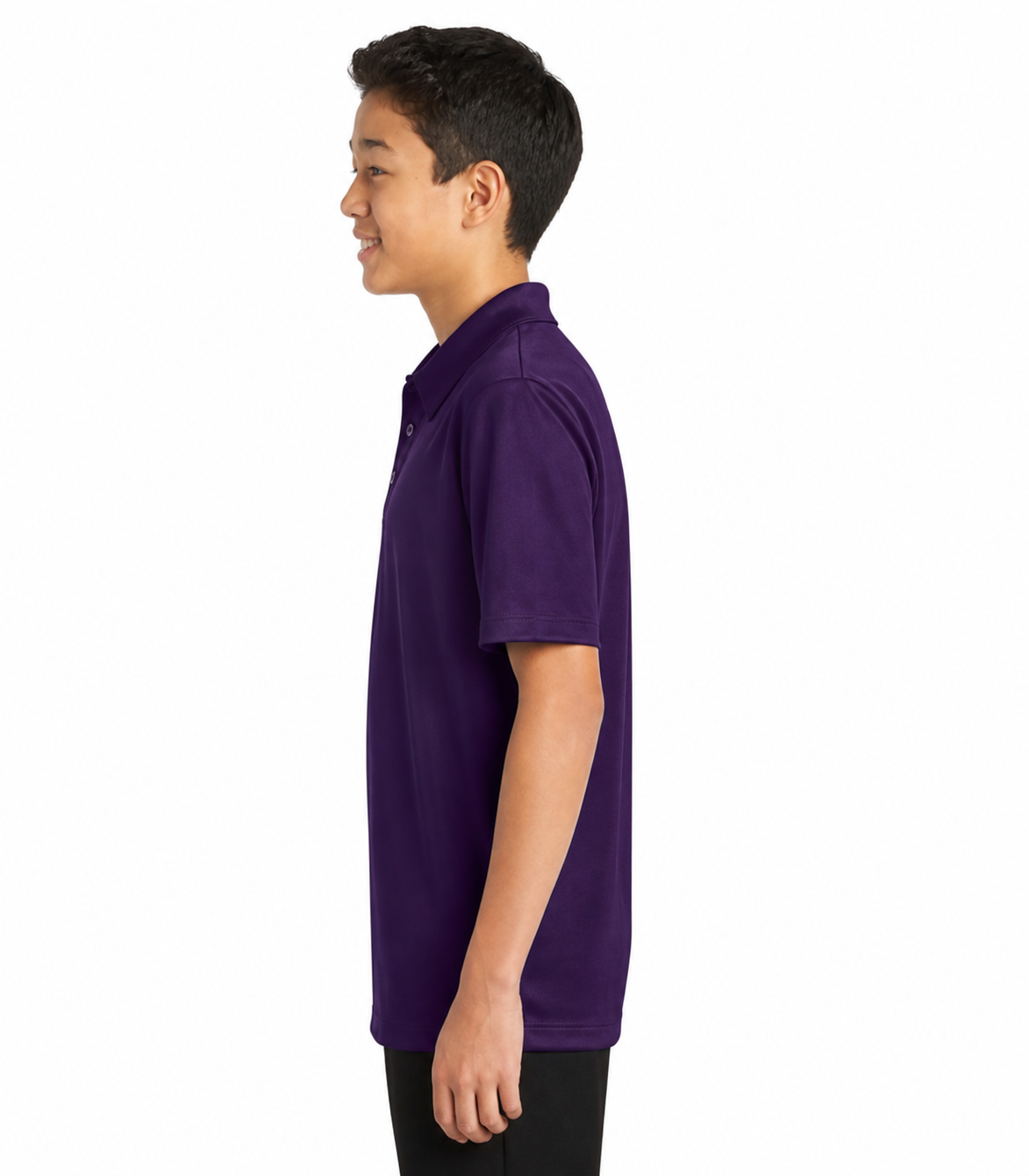 Port Authority Youth Silk Touch Performance Polo - Image 3