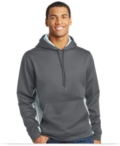 Embroidered Sport-Tek CamoHex Fleece Colorblock Hoodie