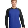 Customize Sport-Tek Raglan Colorblock Fleece