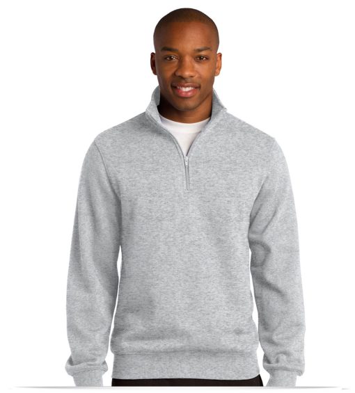 Embroidered Custom Logo on Sport-Tek 1/4-Zip Sweatshirt