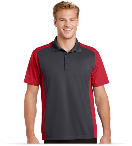 Customize Sport-Tek Colorblock Micropique Polo