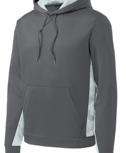 Alternative view of Sport-Tek CamoHex Fleece Colorblock Hoodie