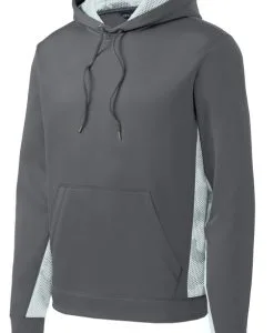 Alternative view of Sport-Tek CamoHex Fleece Colorblock Hoodie